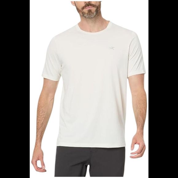 Arc'teryx Men's Cormac Crew Short Sleeve Arctic Silk Heather - Picture 1 of 1